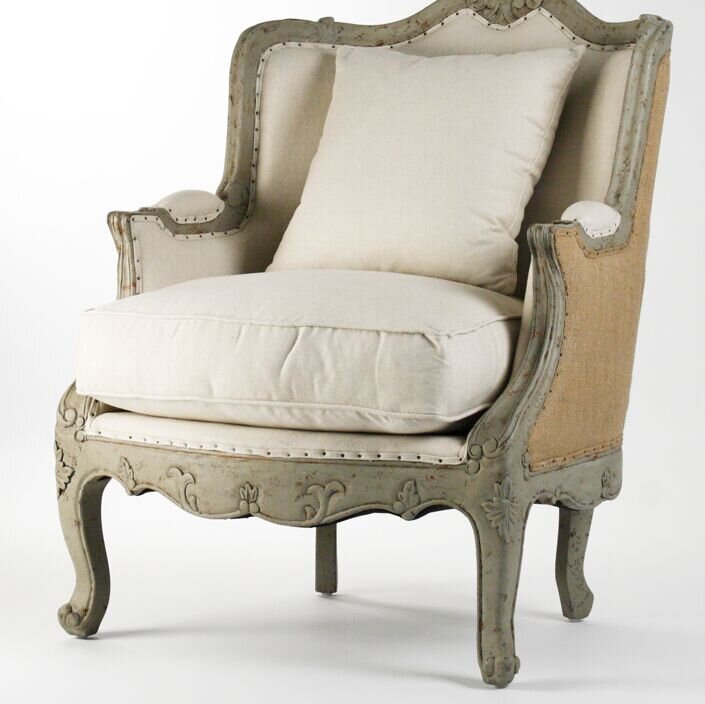 One Allium Way Fredrik 29 Wide Tufted Wingback Chair Wayfair Ca   Fredrik 29'' Wide Tufted Wingback Chair 